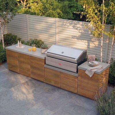Bali Outdoor Kitchen Unit - Large Configuration / Beefeater 1500 Series BBQ