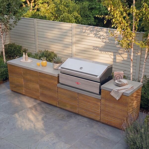 Bali Outdoor Kitchen Unit - Large Configuration / Beefeater 1500 Series BBQ
