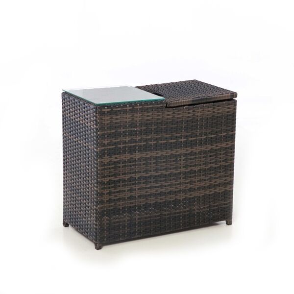 Maze - Ice Bucket Rattan Side Table - Brown product image