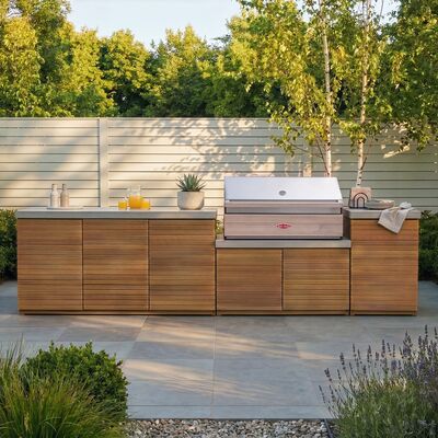 Bali Outdoor Kitchen Unit - Large Configuration / Beefeater 1500 Series BBQ