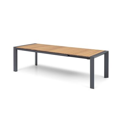 Maze - Jakarta Teak Extending 6 - 10 Seat Rectangular Dining Table with 10 Winchester Heritage Rattan Dining Chairs product image