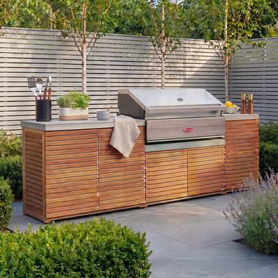 Bali Outdoor Kitchen Unit - Medium Configuration / Beefeater 1500 Series BBQ