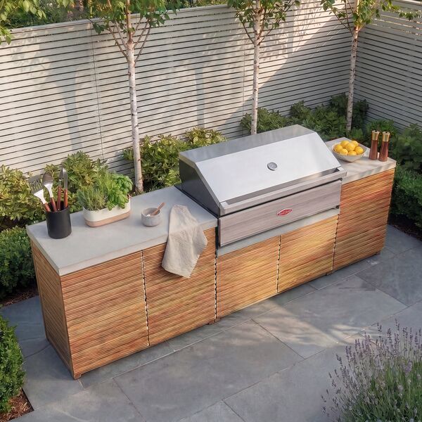 Bali Outdoor Kitchen Unit - Medium Configuration / Beefeater 1500 Series BBQ