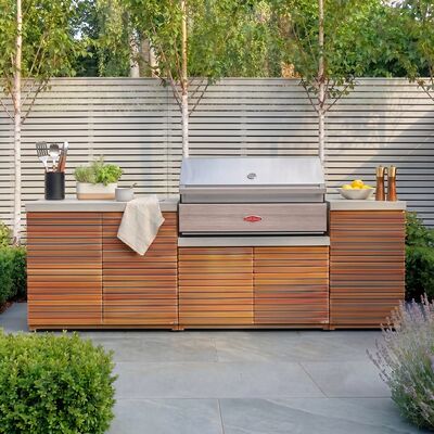 Bali Outdoor Kitchen Unit - Medium Configuration / Beefeater 1500 Series BBQ