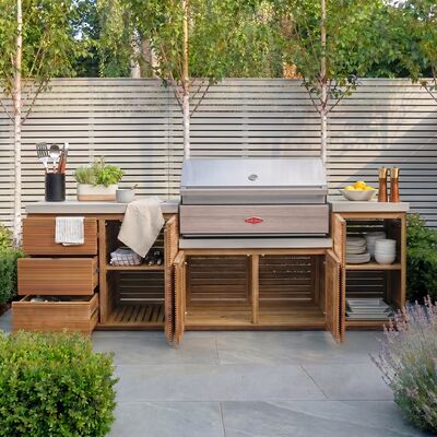 Bali Outdoor Kitchen Unit - Medium Configuration / Beefeater 1500 Series BBQ
