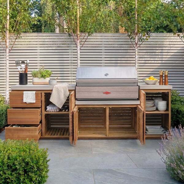 Bali Outdoor Kitchen Unit - Medium Configuration / Beefeater 1500 Series BBQ