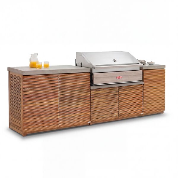 Bali Outdoor Kitchen Unit - Medium Configuration / Beefeater 1500 Series BBQ
