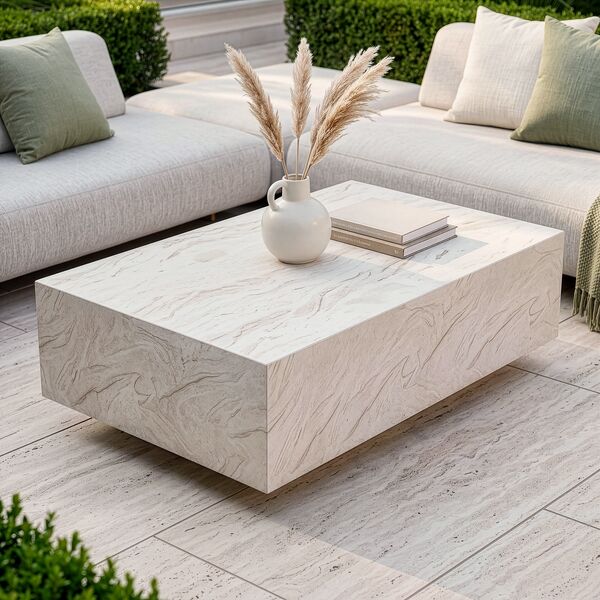 Cannes Medium Corner Sofa Set with Sintered Stone Table