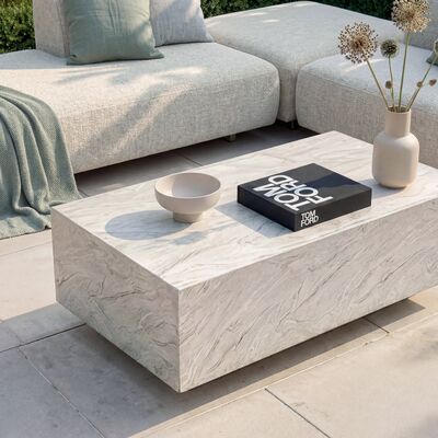 Cannes Small Corner Sofa Set with Sintered Stone Table