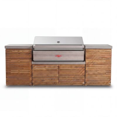 Bali Outdoor Kitchen Unit - Small Configuration / Beefeater 1500 Series BBQ