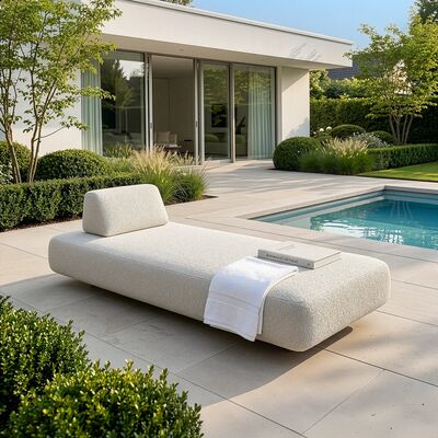 Cannes Sunlounger - Pebble