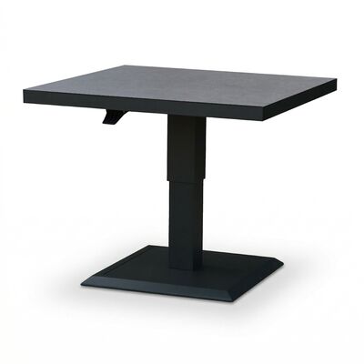 Aluminium Square Gas Rising Table  - Charcoal