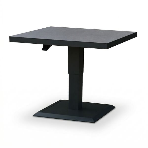 Aluminium Square Gas Rising Table  - Charcoal