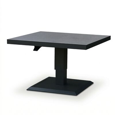 Aluminium Square Gas Rising Table  - Charcoal