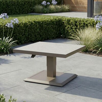 Aluminium Square Gas Rising Table  - Cafe