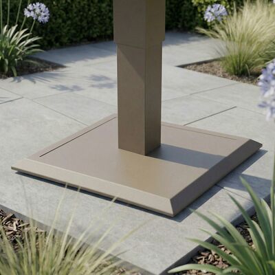 Aluminium Square Gas Rising Table  - Cafe