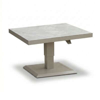 Aluminium Square Gas Rising Table  - Cafe