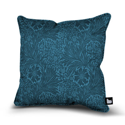 William Morris Cushion with Contrast  Cushion - Blue