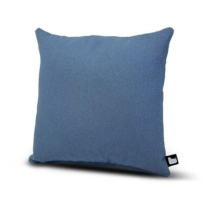 Aquaclean Mist Cushion with Small Stripe Cushion - Blue