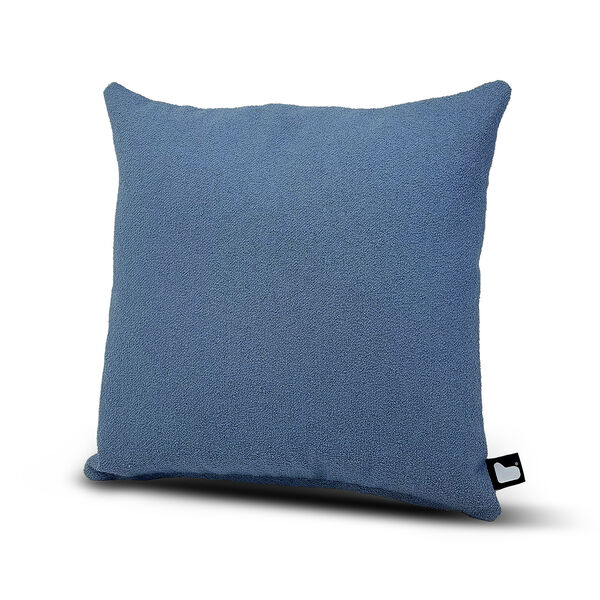 Aquaclean Mist Cushion with Small Stripe Cushion - Blue