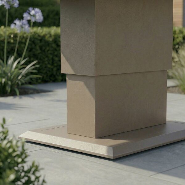 Aluminium Rectangular Gas Rising Table - Cafe