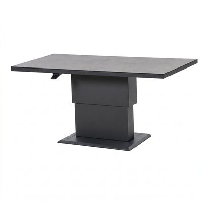 Aluminium Rectangular Gas Rising Table - Charcoal