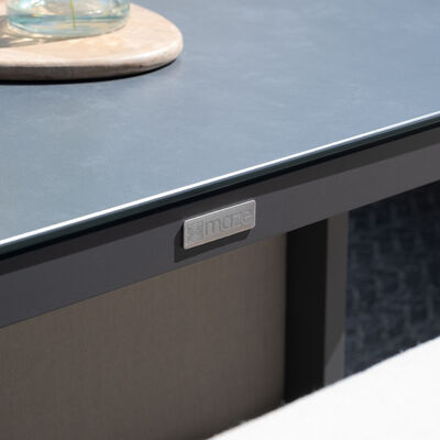 Pulse Rectangular Corner Dining Set with Rising Table / Oatmeal