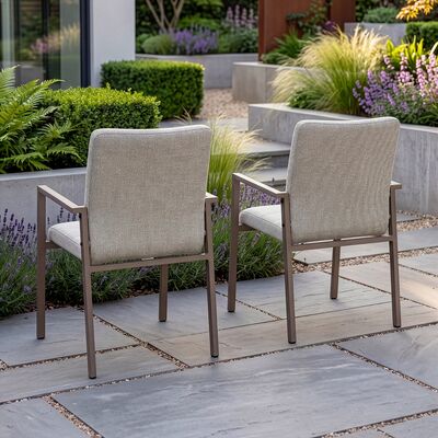 Ibiza Dining Chair x2 - Latte