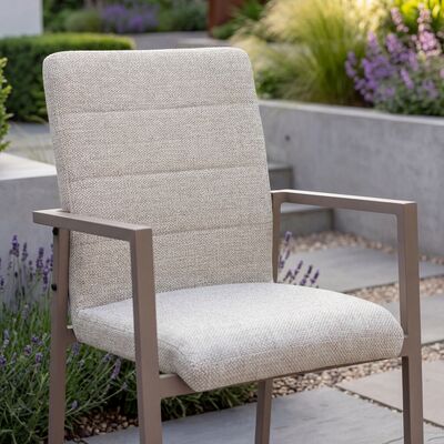 Ibiza Dining Chair x2 - Latte