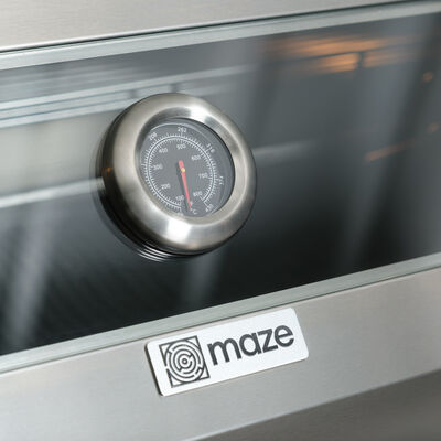 Maze Ember Linear Outdoor Kitchen with Gas BBQ, Left Cupboard & Right Fridge