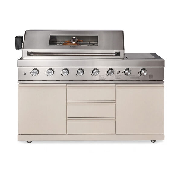 Maze Ember Outdoor Kitchen 6+2 Gas BBQ - Latte