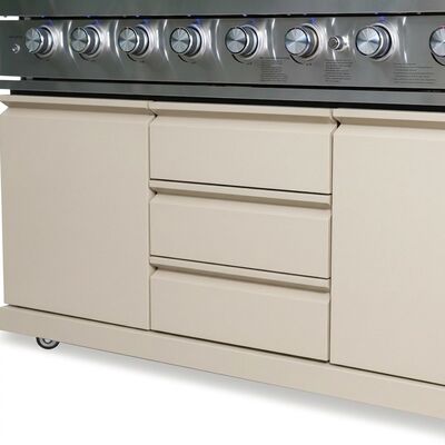 Maze Ember Outdoor Kitchen 6+2 Gas BBQ - Latte