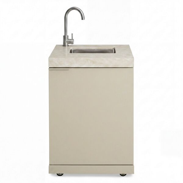 Maze Ember Outdoor Kitchen Sink Middle Modular - Latte