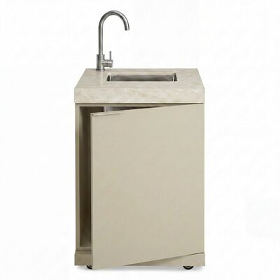 Maze Ember Outdoor Kitchen Sink Middle Modular - Latte