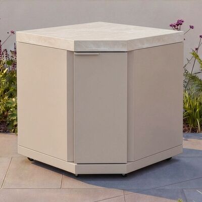 Maze Ember Outdoor Kitchen Corner Modular- Latte