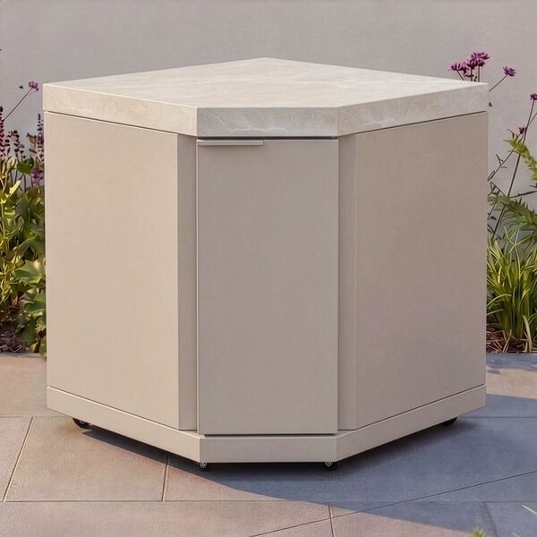 Maze Ember Outdoor Kitchen Corner Modular- Latte