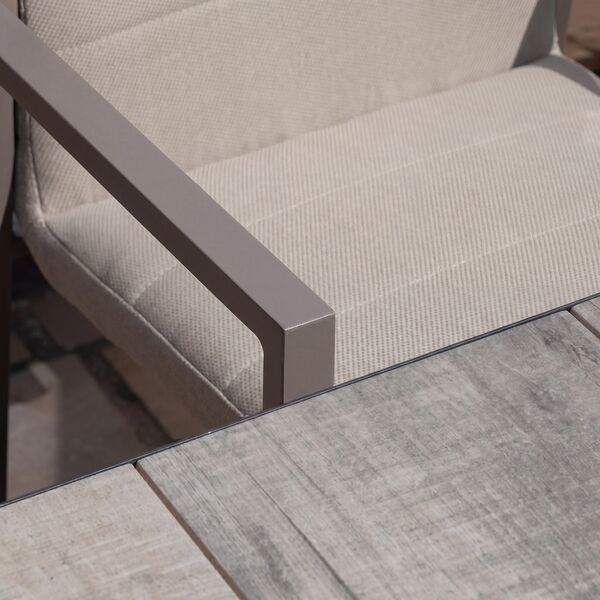 Vienna Rectangular Extending Dining Table With Latte Ibiza Dining Chairs