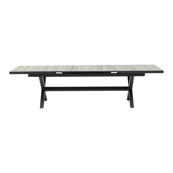 Vienna Rectangular Extending Dining Table With Latte Ibiza Dining Chairs
