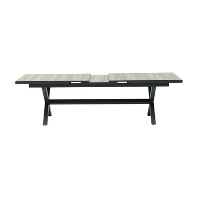 Vienna Rectangular Extending Dining Table With Latte Ibiza Dining Chairs