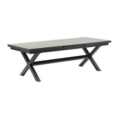 Vienna Rectangular Extending Dining Table With Latte Ibiza Dining Chairs