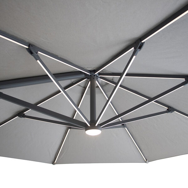 Maze - Aramis LED 3.5m Round Rotating Cantilever Parasol product image