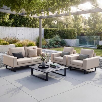 Ethos 2 Seat Sofa Set with Coffee Table / Oatmeal