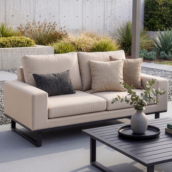 Ethos 2 Seat Sofa Set with Coffee Table / Oatmeal