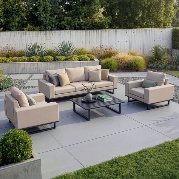 Ethos 3 Seat Sofa Set / Oatmeal