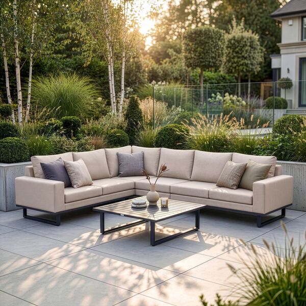 Ethos Large Corner Sofa Group / Oatmeal