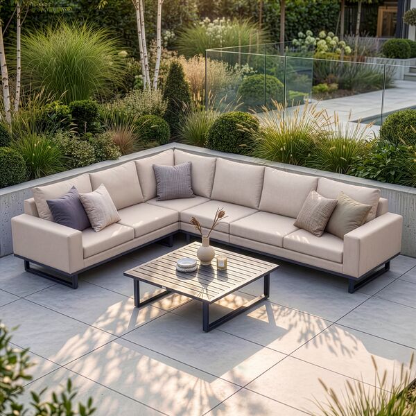 Ethos Large Corner Sofa Group / Oatmeal