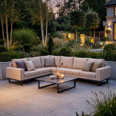 Ethos Large Corner Sofa Group / Oatmeal