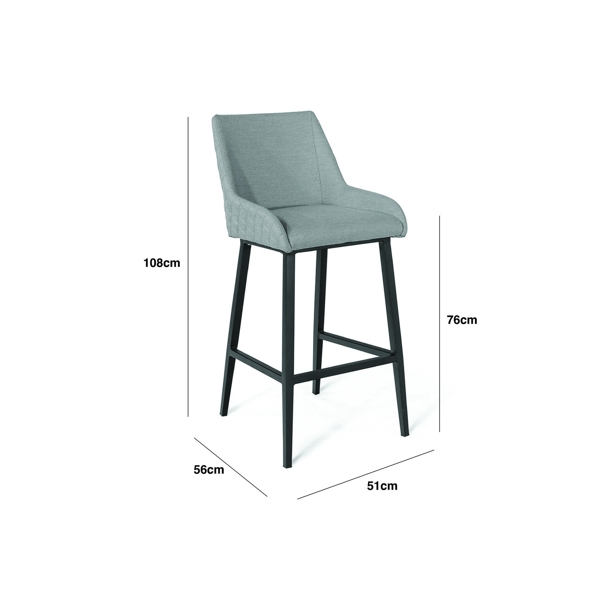 Regal Bar Stool / Oatmeal
