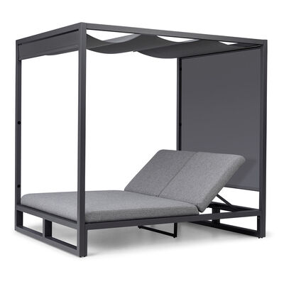 Allure Cabana Double Sunlounger / Zinc