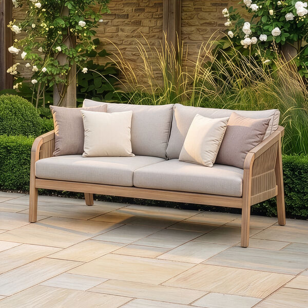 Martinique 2 Seat Sofa - Light Brown